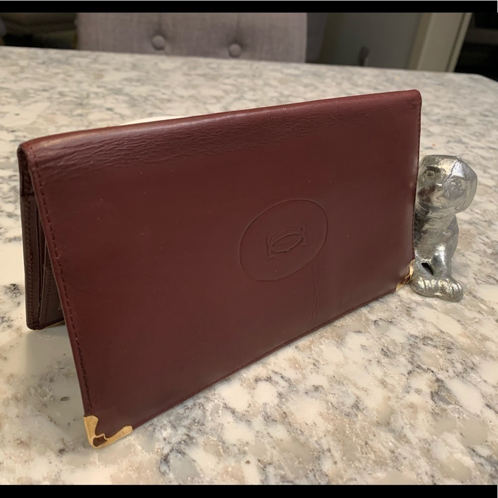 𝅺CARTIER Check Book Case / Wallet